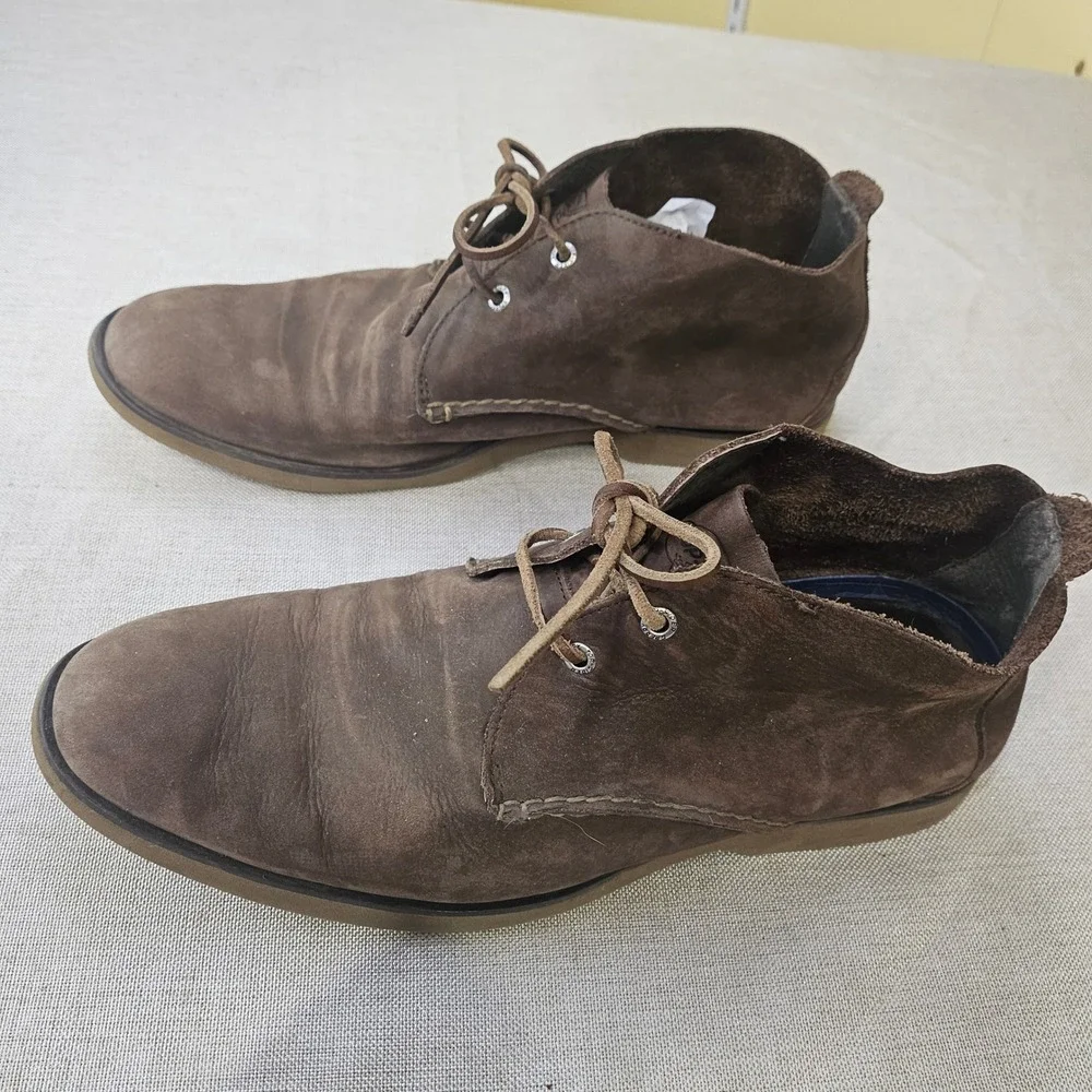 Sperry Top-Sider Mens 12M Brown Leather Chukka Boots 0297408 Desert‎ Ankle Boots